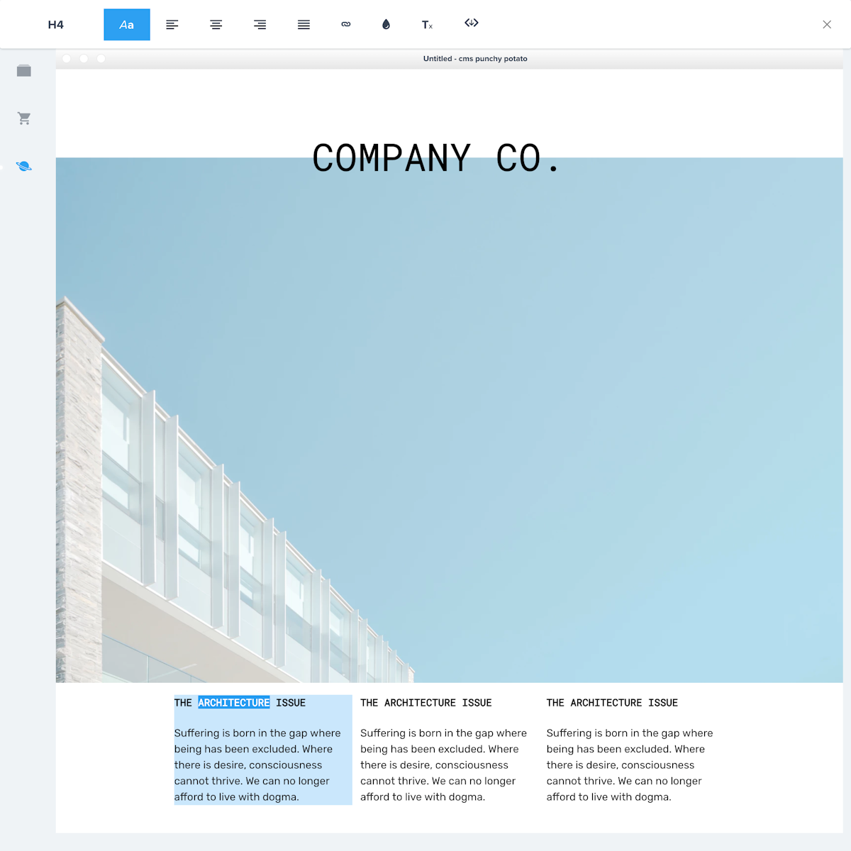 Monoal Content Management System is the best way to create a website for your small business