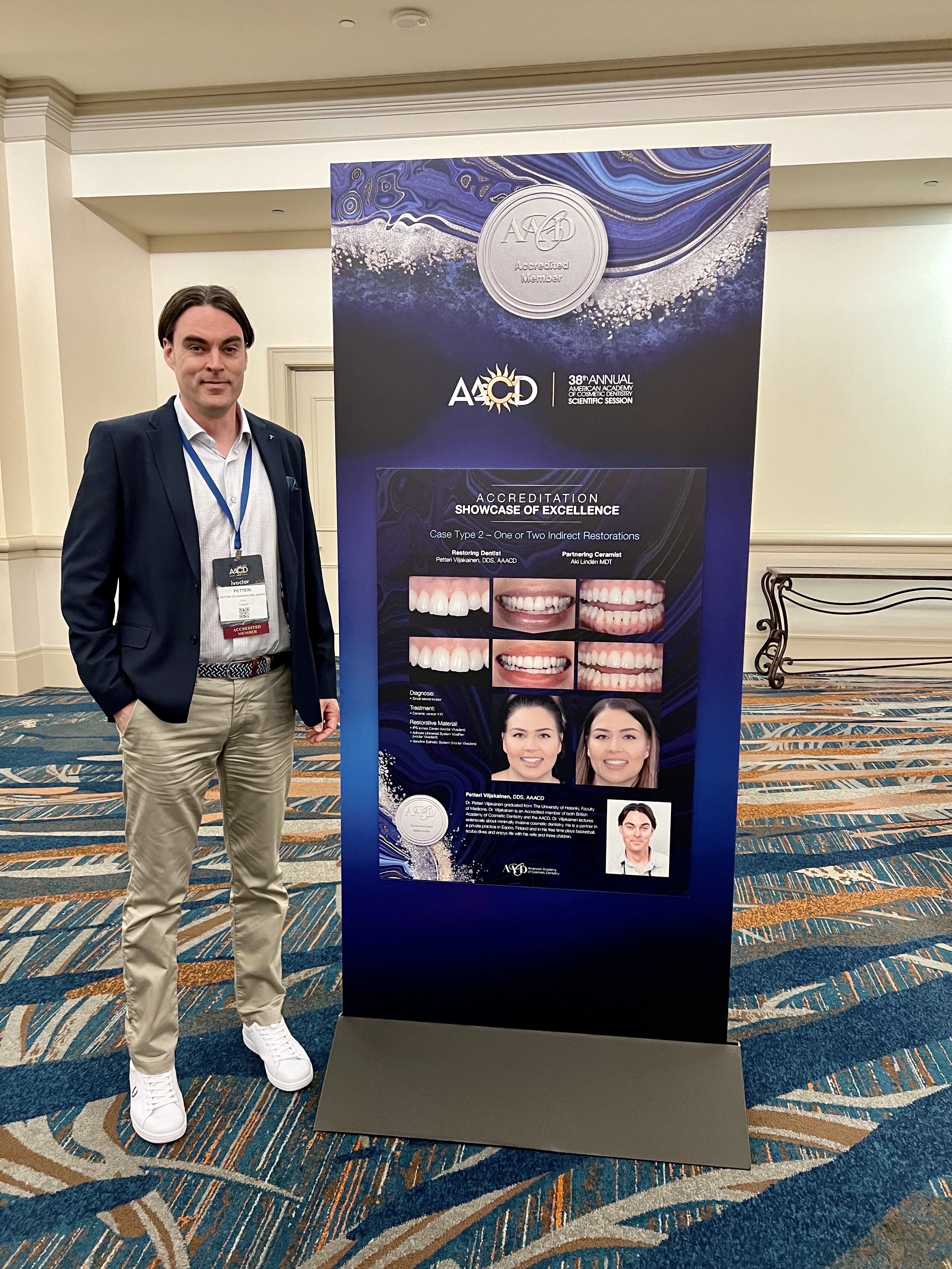 BACD accrediated member. Petteri Viljakainen DDS